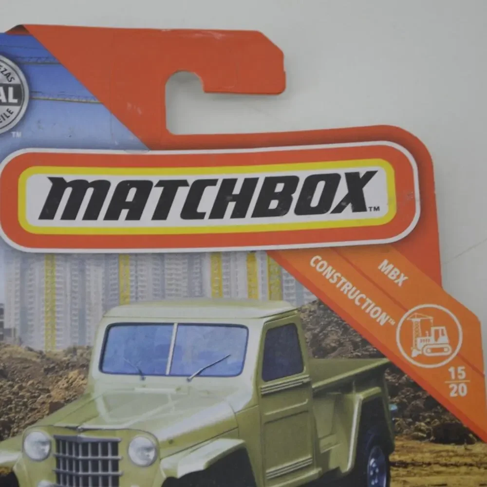 Matchbox Yellow Pickup Truck MBX Construction 15/20 Willys